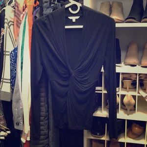 CAbi black twist tee